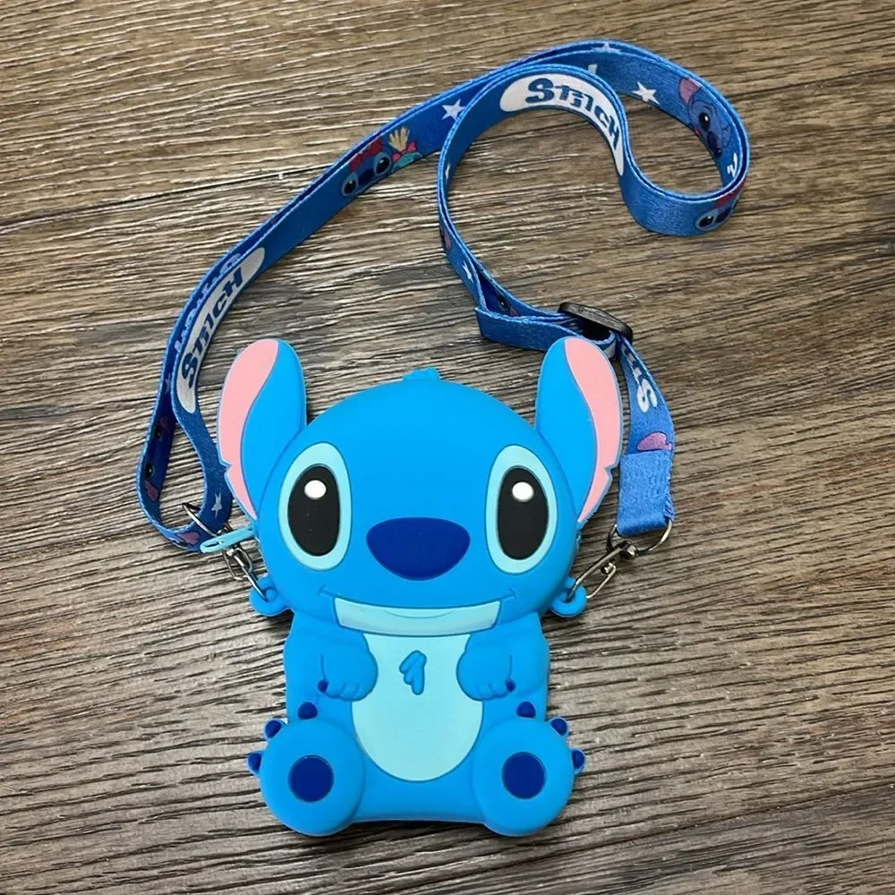 Anime Lilo & Stitch Silicone Crossbody Bag Cartoon Character